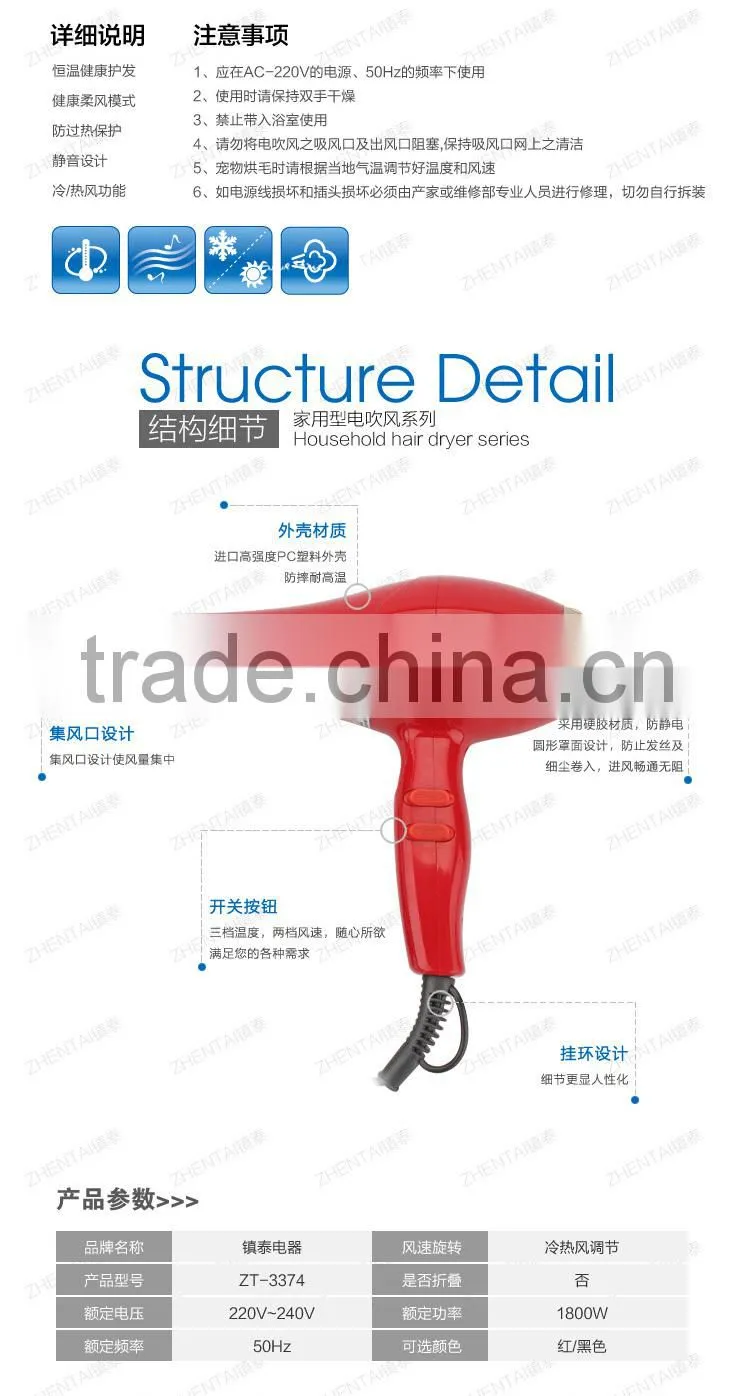 Magic Hair Dryer Superior Heater Hair Dryer Nozzle Air Dryer