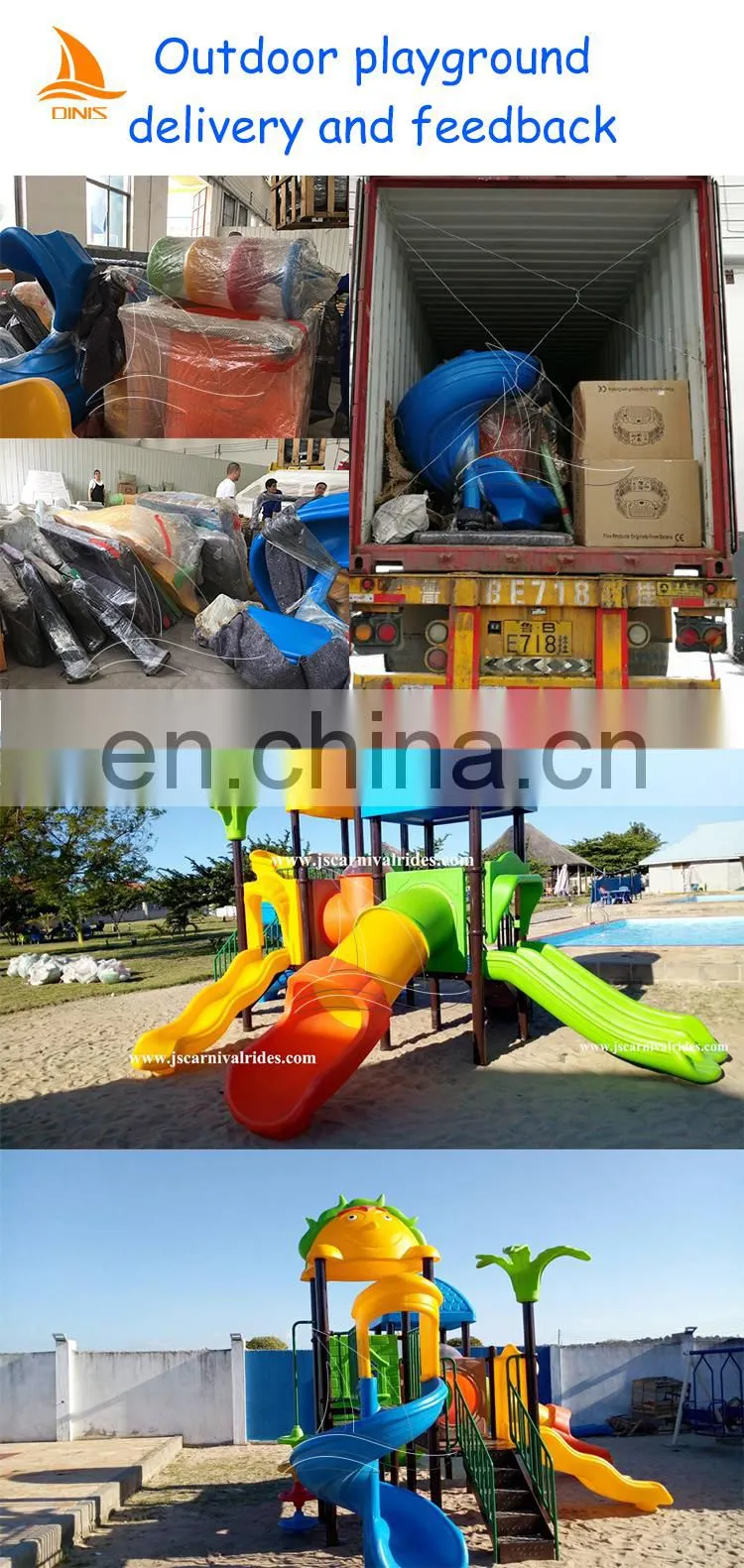 Commercial kids outdoor playground equipment sets for sale