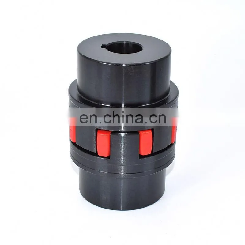 Metal JIS Type DJ-A Flexible Shaft Coupling with PU or Rubber Spider Elastic Element Jaw Couplings