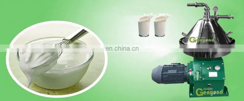 Shanghai Factory Small Industrial milk cream fat separating equipment skimmed milk Disc stack centrifuge separator machine