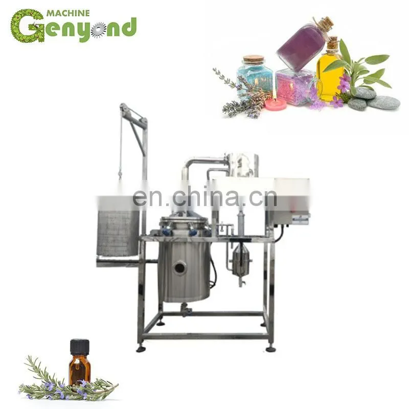 Stainless Steel SS304 essential oil extraction distiller equipment essential oil making machine