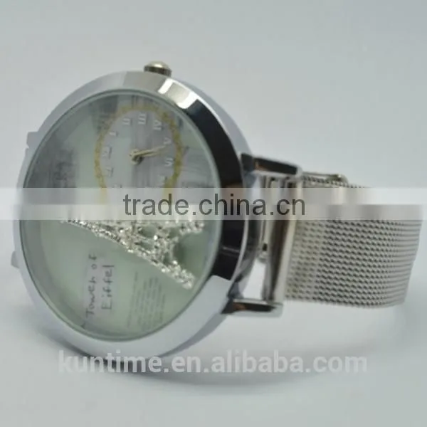 Beautiful Bracelet Style Lady's Crystal Quartz Wrist Watch