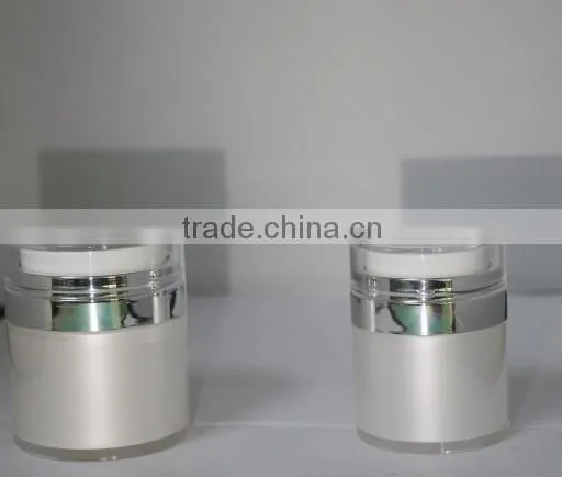2015 Hot-sale High-grade 30G Acrylic Face Care Cream Airless Bottle with Acrylic Outer Bottle for Day Cream/ Night Cream