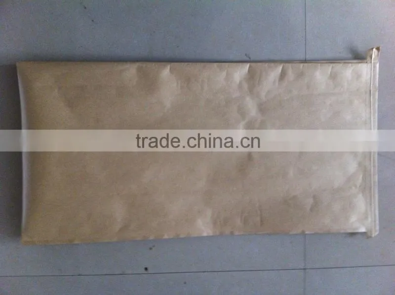 kraft paper lined with pp woven for cement/fertilizer/fish/food. etc
