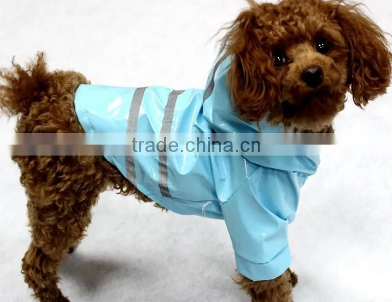 reflection Light hat waterproof function pet raincoat wholesale dog clothes