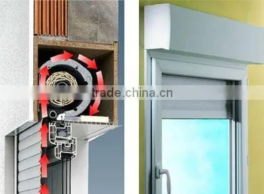 aluminum roller slats window, metal roll up windows, steel window grill design