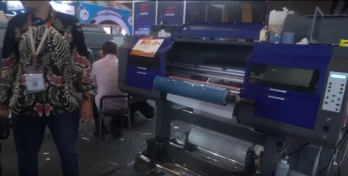 Inways UV DTF printer and Flag Printer Shown at All Print Indonesia