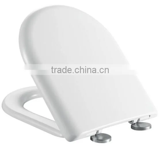 HL-828 MEIYE UF 445*370*53mm Round Soft-closing Toilet Seat Cover Ramp Down Toilet Lid