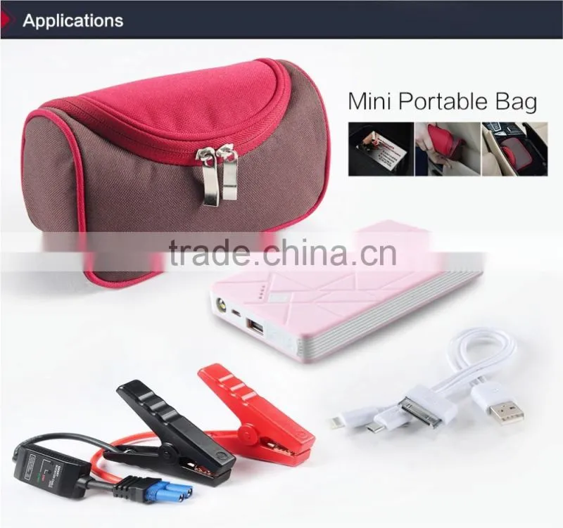 12V Car jump starter power bank, mini car jump starter ,powerbank jump starter