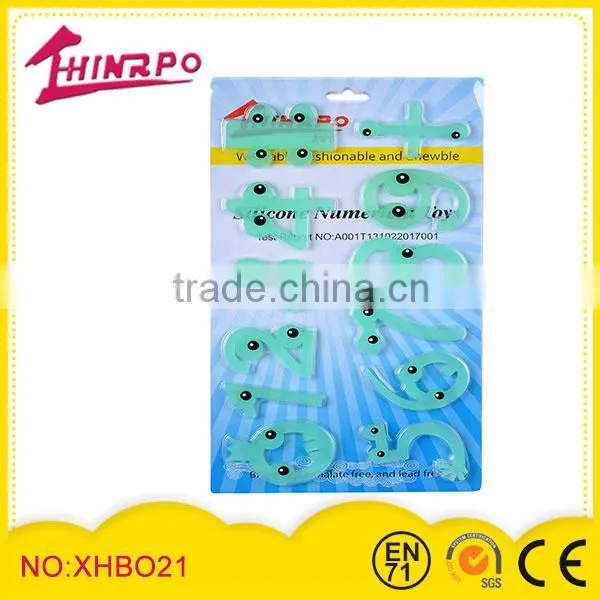 New design Safety Material Silicone baby teethers/Silicone Toys