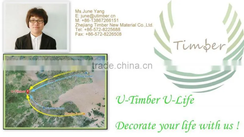 Waterproof ANTI-UV Outdoor Wood Plastic Fencing wall panel