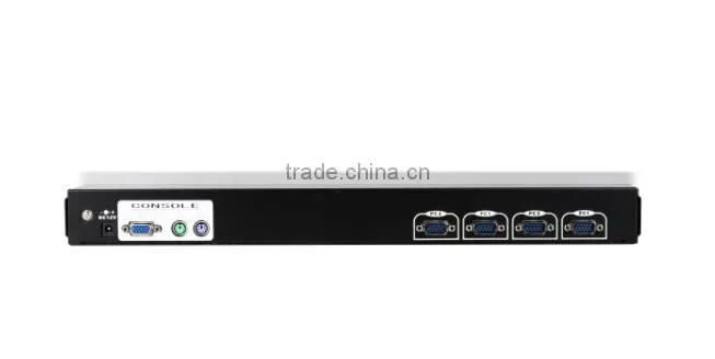 PS2 & USB OSD controller 19'' 4 port LED KVM switch