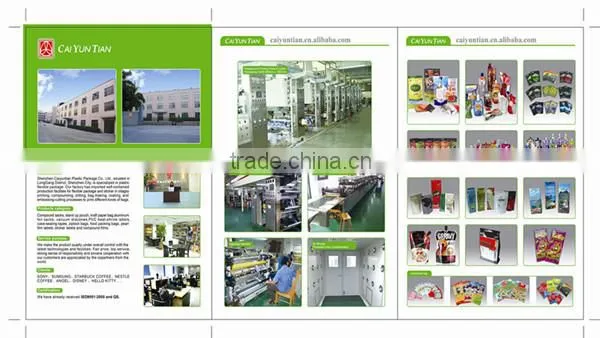high quality moistureproof foil plastic toner bag