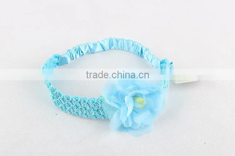 INS Baby Girl Sequins Headband Kids Flower Hairband For Lovely Girls