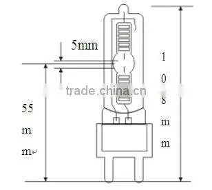 Stage Lamp MSD250W Watts 90V Volt MSR Replacement NEW Bulb MSD 250/2