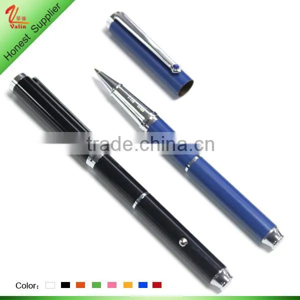 Popular using fashion design metal ballpoint laser pen