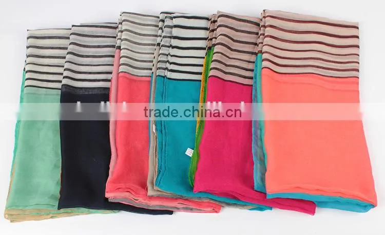 Wholesale Circle Loop Style Fashion Women Muslim Head Scarf Viscose Shawls