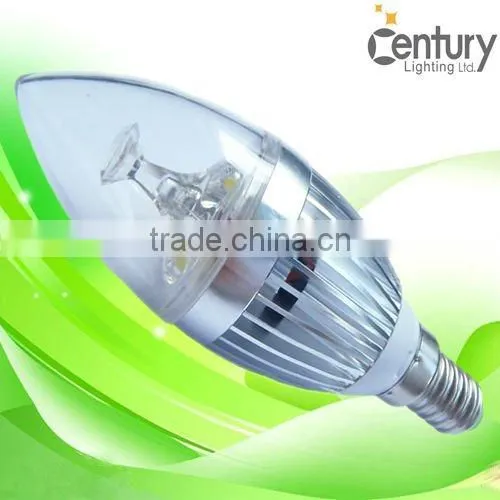 smd E14 E12 B22 E27 3W LED candle bulb led candle light candle lamp for indoor lighitng