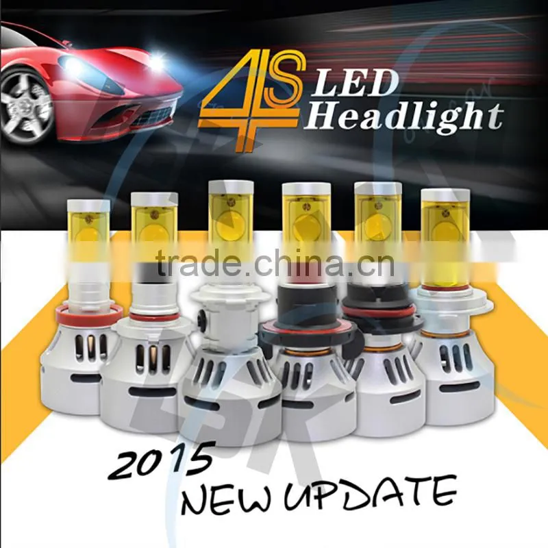 360degree led car headlight 9006 build in micro fan led car light kit with high quality chips