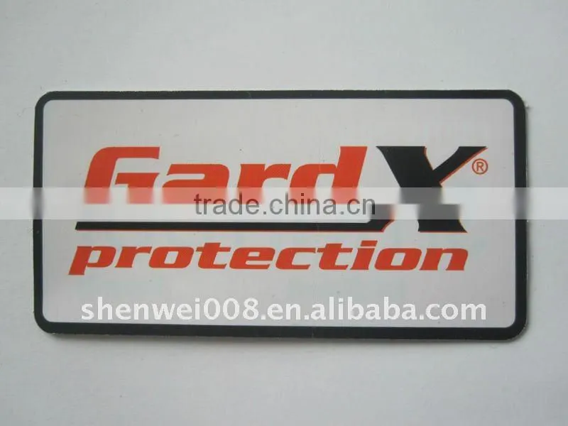2011 both sides printing pvc sticker