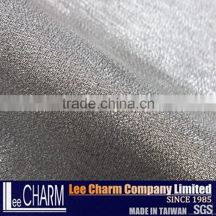 Fashion Lady Prom Dress Silver Fabric