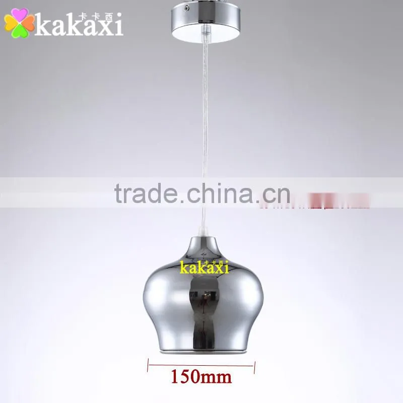 Creative LED Droplight 12W Plating Silver Color Lantern Chandelier Dining Room LED Pendant Lights