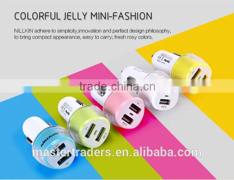 Original Nillkin Jelly Dual USB Car Charge For Digital Device MT-3152