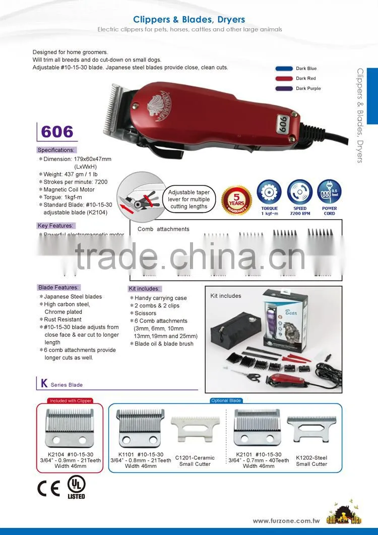 Professional Electric Pet Horse Dog Hair Clipper