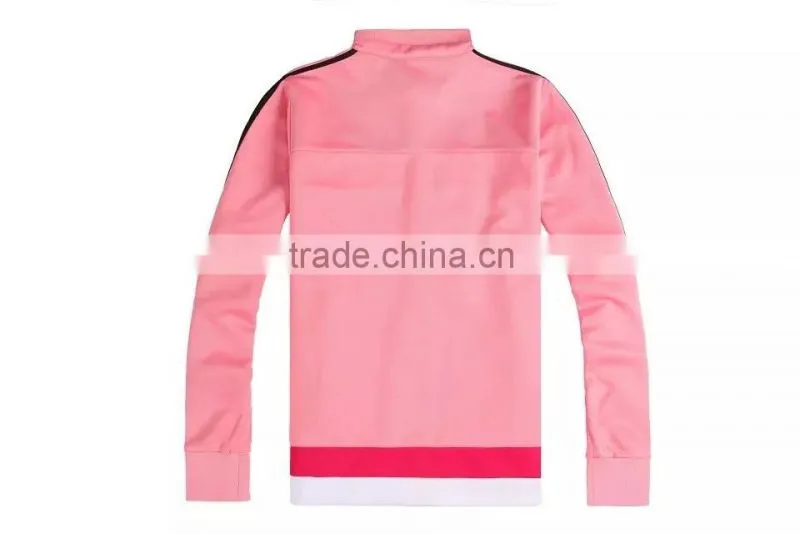 Juventus pink bomber jacket long Sports jacket design