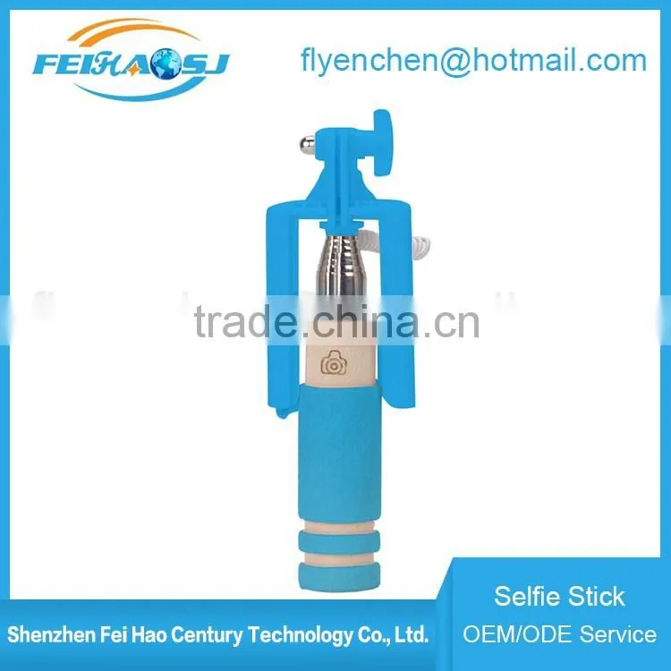 Factory direct sales best selling new 2016 mini selfie stick extendable baton
