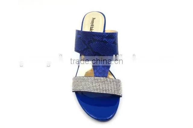 hot New ladies wedge shoes and slippers with diamond