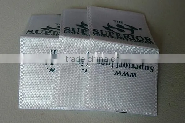 good quality custom polyester printed label for t-shirt