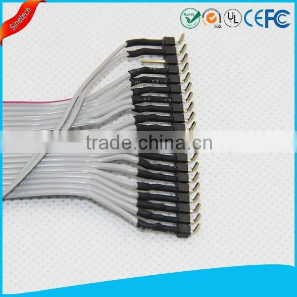 2.54mm ffc/fpc flat IDC cable connector in grey