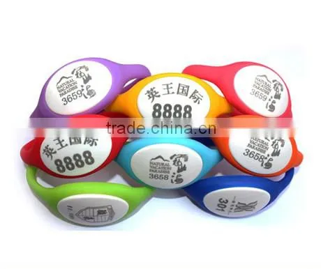 Colorful waterproof 125KHz EM Proximity RFID Wristband 9 colors for your choices