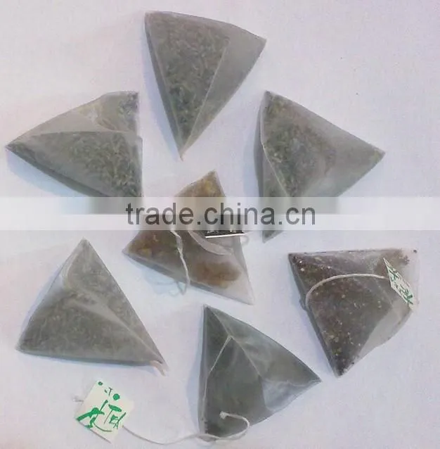 DXDC-6 flat tea bag (with string and tag) packing machine for nylon cloth