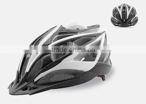 Industrial Adults safety protection bike helmet with in-mold visor