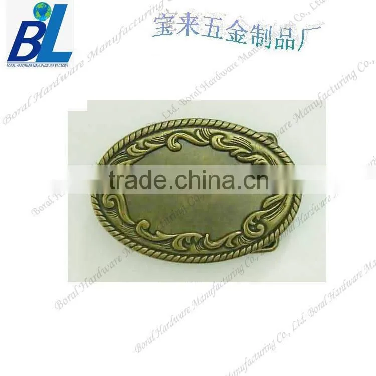High quality zinc alloy whole metal belt buckle