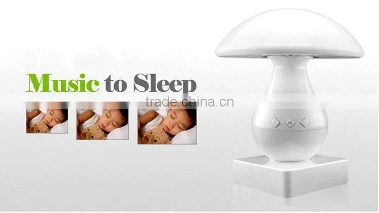 Mushroom shape bedside music bluetooth led gift light