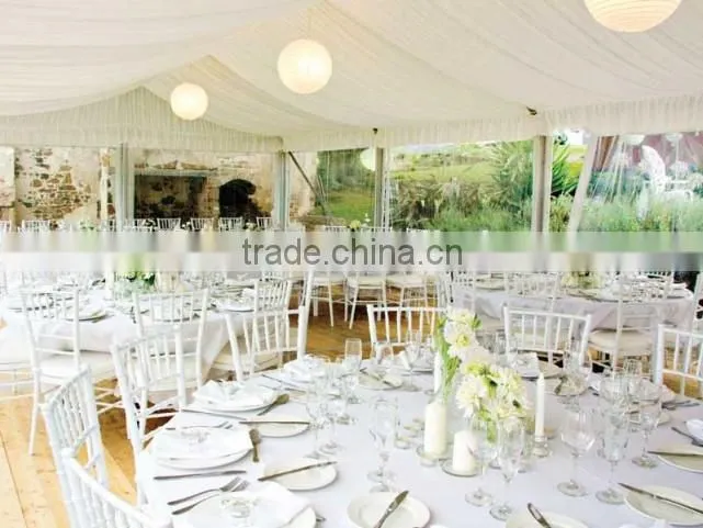 Top Quality Crystal/Clear Resin Tiffany Chair Chiavari Chair for sale