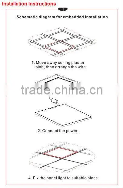 2014 Modern 36W Ceiling Grille lighting led lighting fixture