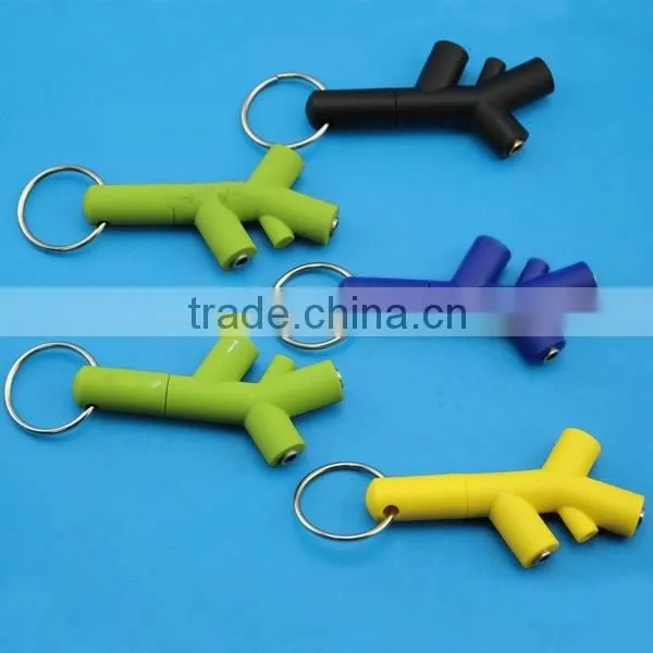 low price hot selling multicolor earphone splitter
