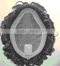 Alibaba express natural human hair gray toupee for men or woman , toupee products