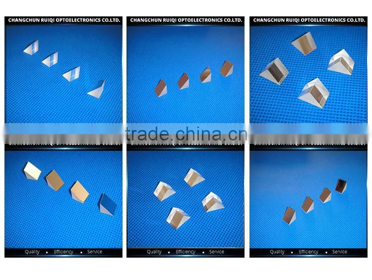 Surface Quality 60/40 Prism for Periscope,Right angle triangular prism with mirror coating for periscope