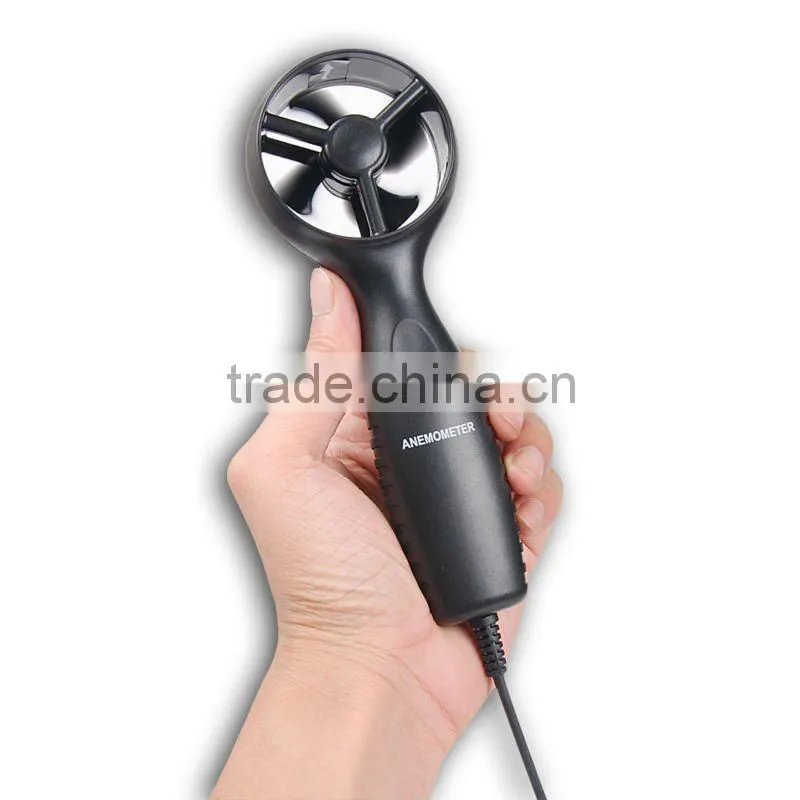 Thermometer 0~45m/s Velocity C / F Bar Graph Surf Wind Speed Meter Anemometer