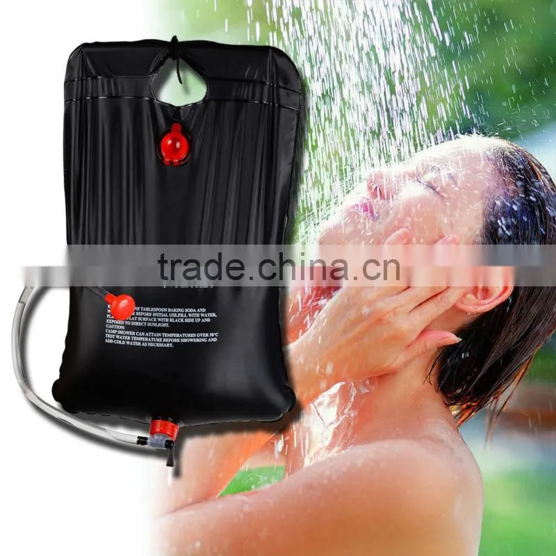 5 gallons/20 liters Solar Heating Camping Shower Bag Hot Water 45 centigrade Hiking