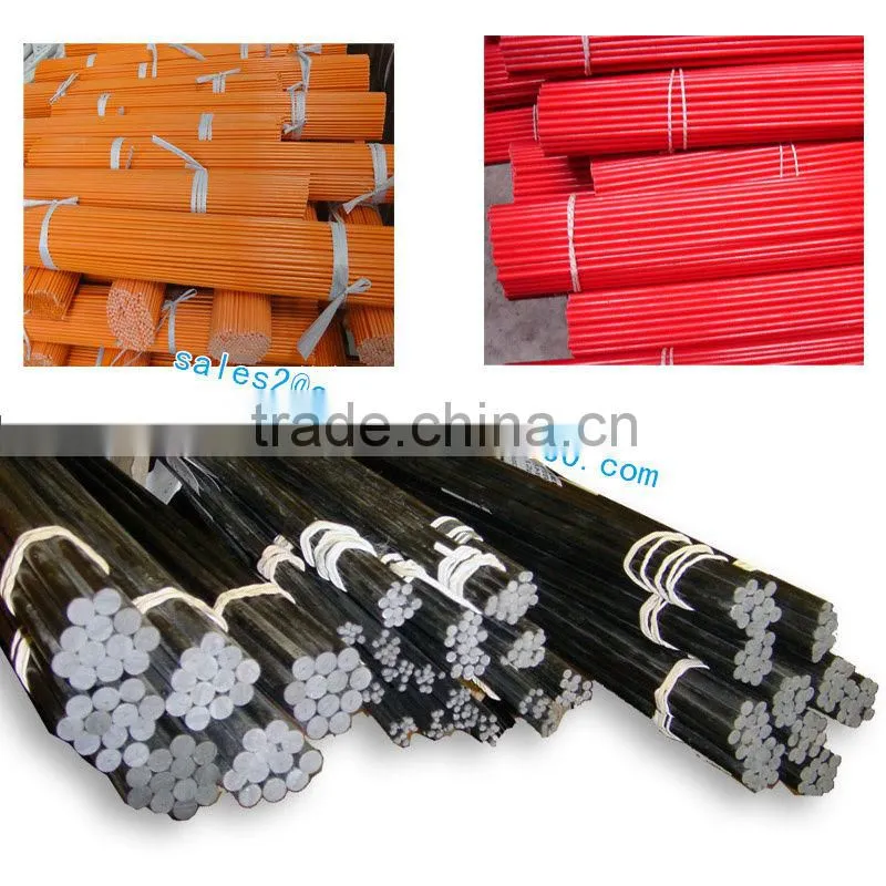 frp pultruded fiberglass rods made in china 6mm , 8mm , 10mm , 12mm , 30mm