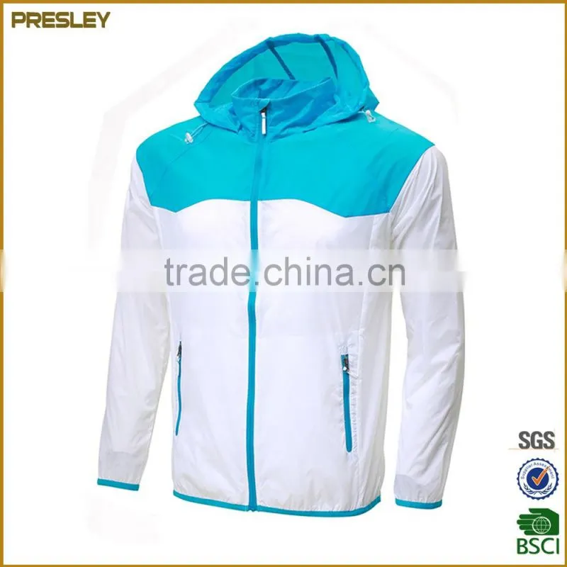 lightweight nylon windbreaker sun protective jacket