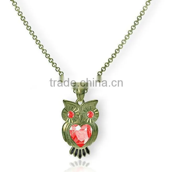 2013 fashion owl necklace
