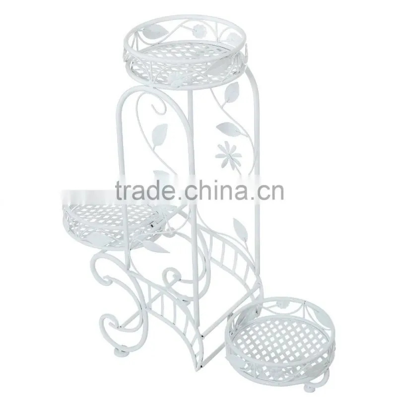customized style metal garden flower pot display rack