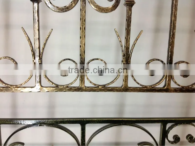 Top-selling hand forging iron window fence for house